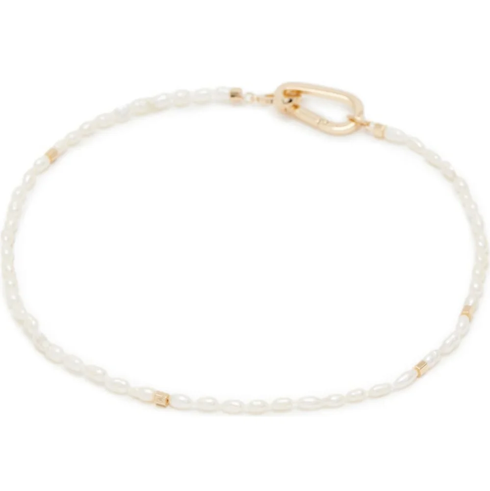 All Saints 8–8.5mm Freshwater Pearl Collar Necklace + Logo Dust Bag Nwt ❤️ - Picture 5 of 7